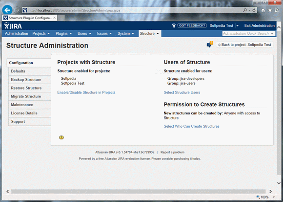 Structure for JIRA Crack + Activation Code Updated