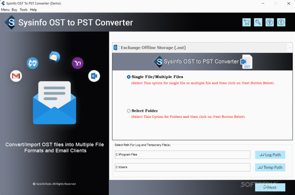 Sysinfo OST to PST Converter Crack With Serial Number Latest