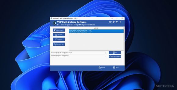 Sysinfo VCF Split & Merge Software Crack With Serial Number