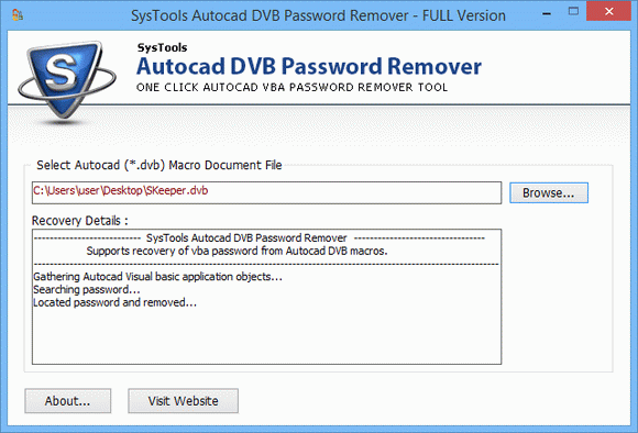 SysTools Autocad DVB Password Remover Keygen Full Version