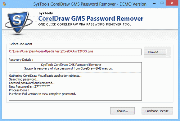 SysTools CorelDraw GMS Password Remover Crack + Keygen Download