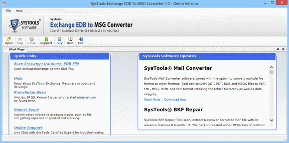 SysTools Exchange EDB to MSG Converter Crack + Activator (Updated)