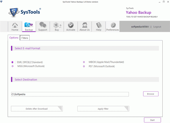 SysTools Yahoo Backup [DISCOUNT: 15% OFF!] Crack With Activation Code