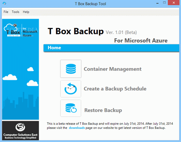 T Box Backup for Microsoft Azure Crack + License Key
