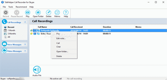 TalkHelper Call Recorder for Skype Serial Key Full Version
