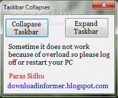 Taskbar Collapser Activator Full Version