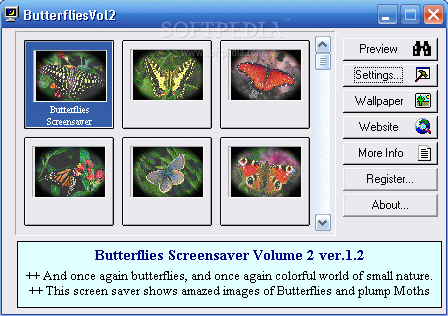 The Butterflies Screensaver vol. 2 Crack + License Key