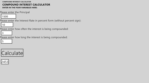The Calculator for Compound Interest for Windows 8 Crack & Serial Number