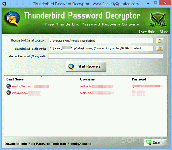 Thunderbird Password Decryptor Crack With Serial Key