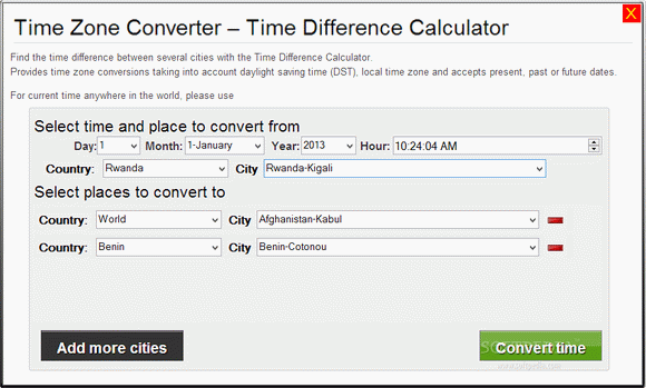 Time Zone Converter - Time Difference Calculator Crack With License Key Latest 2022