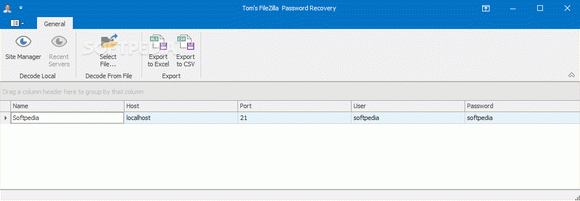 Tom's FileZilla Password Recovery Crack & License Key
