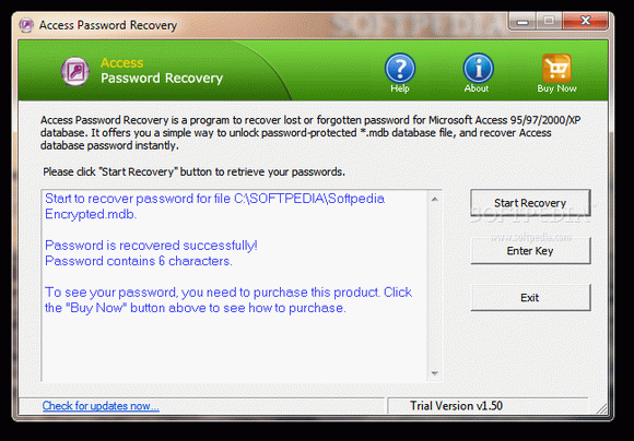 Access Password Recovery Serial Key Full Version