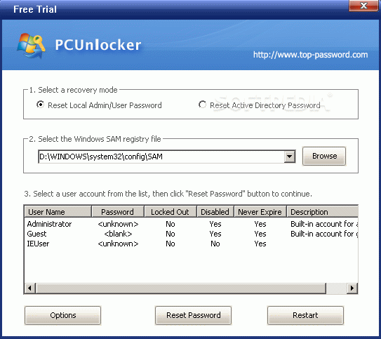 PCUnlocker Crack Plus License Key