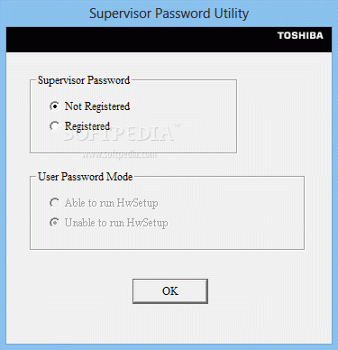 TOSHIBA Supervisor Password Utility Crack & Serial Key
