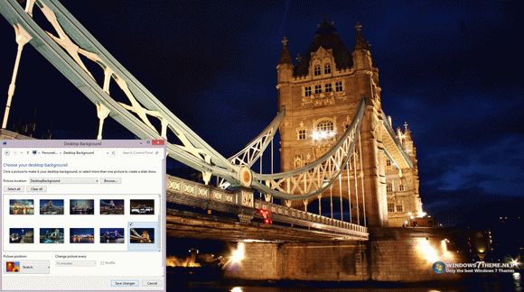 Tower Bridge, London (Night View) Windows 7 Theme Crack + Keygen Updated