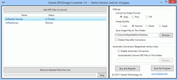 Clarest XPS2Image Converter (formerly TreasureUP XPS to Image Converter) Crack Full Version