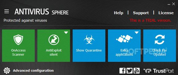 Trustport Antivirus for Servers Sphere