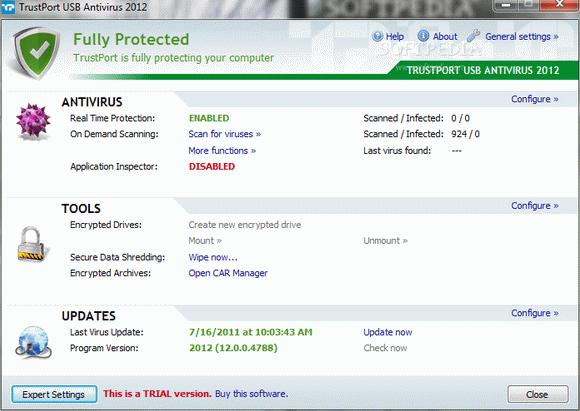 TrustPort Antivirus U3 Edition 2012 Crack With Serial Key Latest