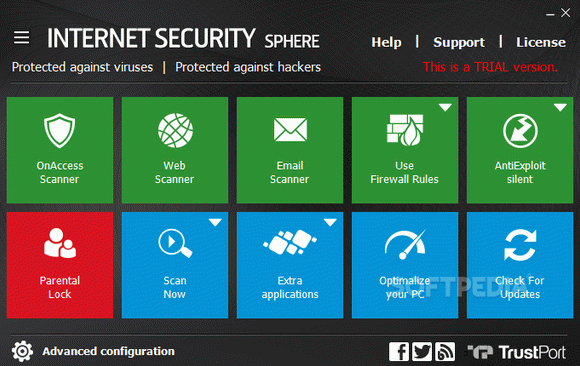 TrustPort Internet Security Sphere Crack + License Key