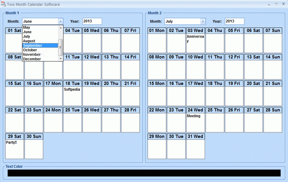 Two Month Calendar Software Crack + Serial Number (Updated)