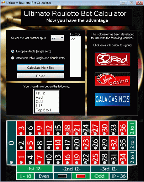Ultimate Roulette Bet Calculator Crack With Activation Code Latest 2024