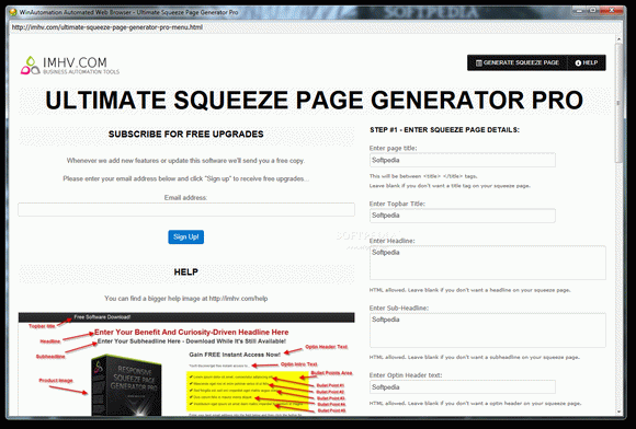 Ultimate Squeeze Page Generator Pro Activator Full Version