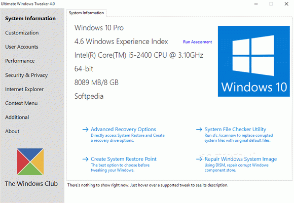 Ultimate Windows Tweaker Keygen Full Version