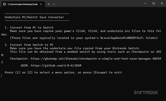 Undertale PC/Switch Save File Converter Crack + Serial Number Download 2024