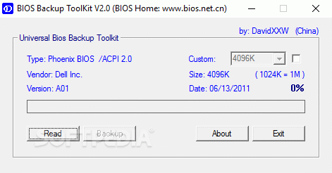 Universal BIOS Backup ToolKit Crack + Serial Number