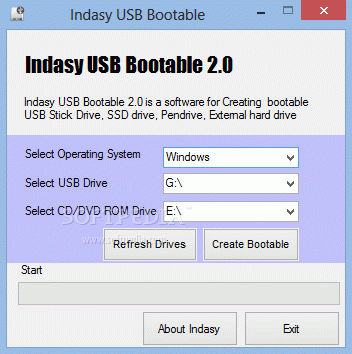 Indasy USB Bootable (formerly USBBootable) Crack Plus Activation Code