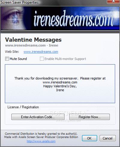 Valentine Messages Screensaver Crack + Serial Number Download