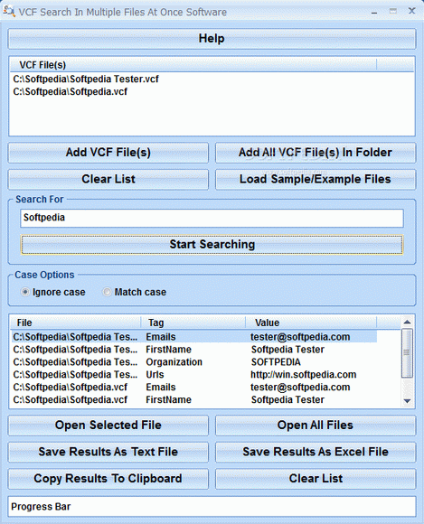 VCF Search In Multiple Files At Once Software Crack & Serial Number