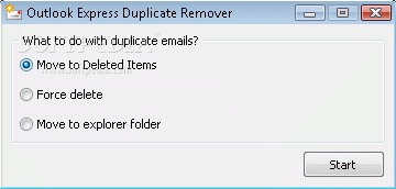 VE Outlook Express Duplicate Remover Crack + Serial Key