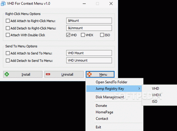 VHD For Context Menu Crack With Activation Code Latest 2024