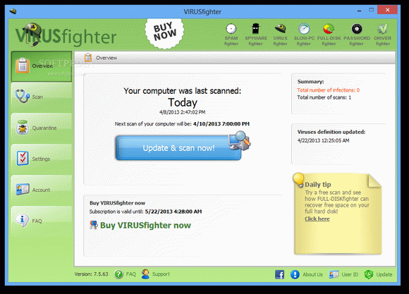 VIRUSfighter Activator Full Version