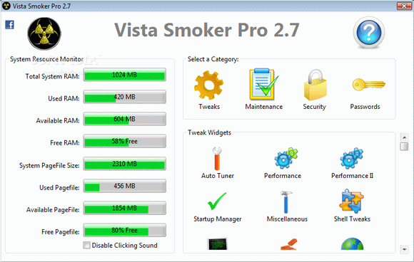Vista Smoker Pro Crack + Keygen