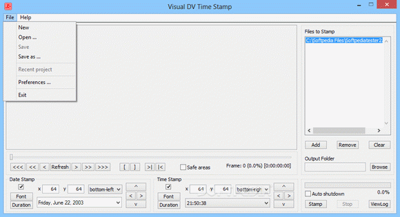 Visual DV Time Stamp Serial Key Full Version