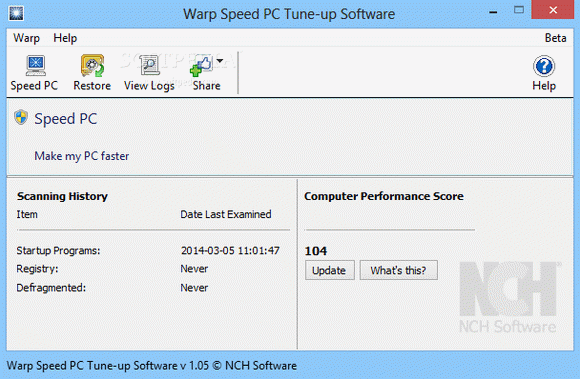 Warp Speed PC Tune-up Software Crack With Serial Key 2024