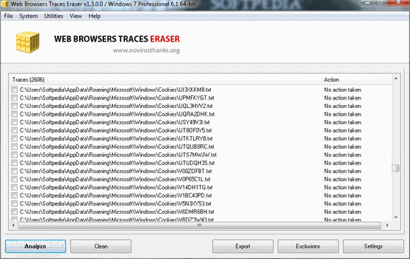 Web Browsers Traces Eraser Serial Number Full Version