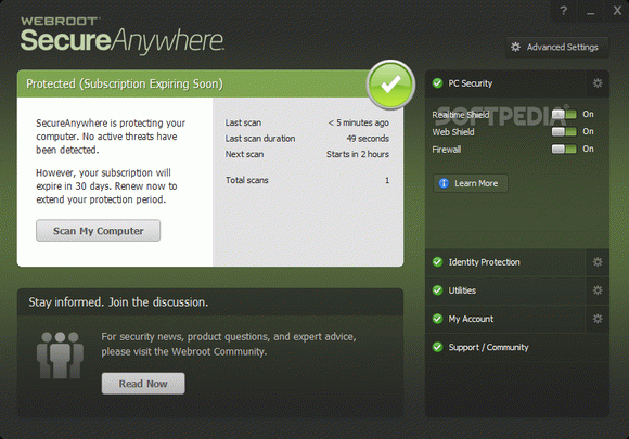Webroot SecureAnywhere Business User Protection Crack Plus Activation Code
