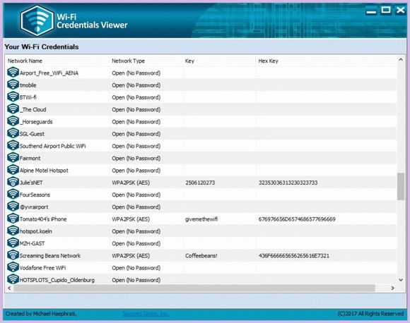 WiFi Credentials Viewer Crack With Activator