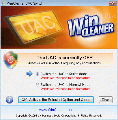 WinCleaner UAC Switch Crack With Activation Code Latest 2024