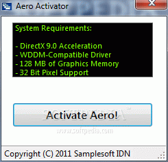Windows 7 Aero Activator Serial Number Full Version