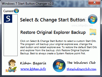 Windows 7 Start Button Changer Crack With Serial Number Latest