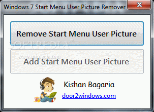 Windows 7 Start Menu User Picture Remover Serial Key Full Version