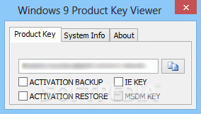 Windows 9 Product Key Viewer Crack + Serial Number Download