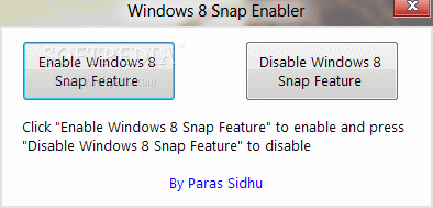 Windows 8 Snap Enabler Crack + Activator Download 2024