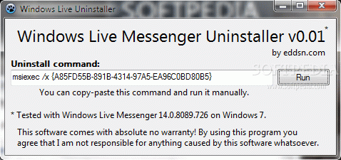 Windows Live Messenger Uninstaller Crack + Activation Code