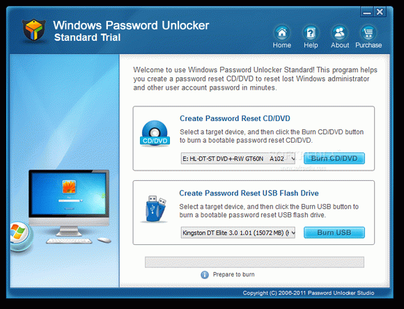 Windows Password Unlocker Standard Crack + Serial Key