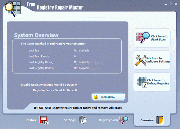 Free Registry Repair Master Crack With License Key